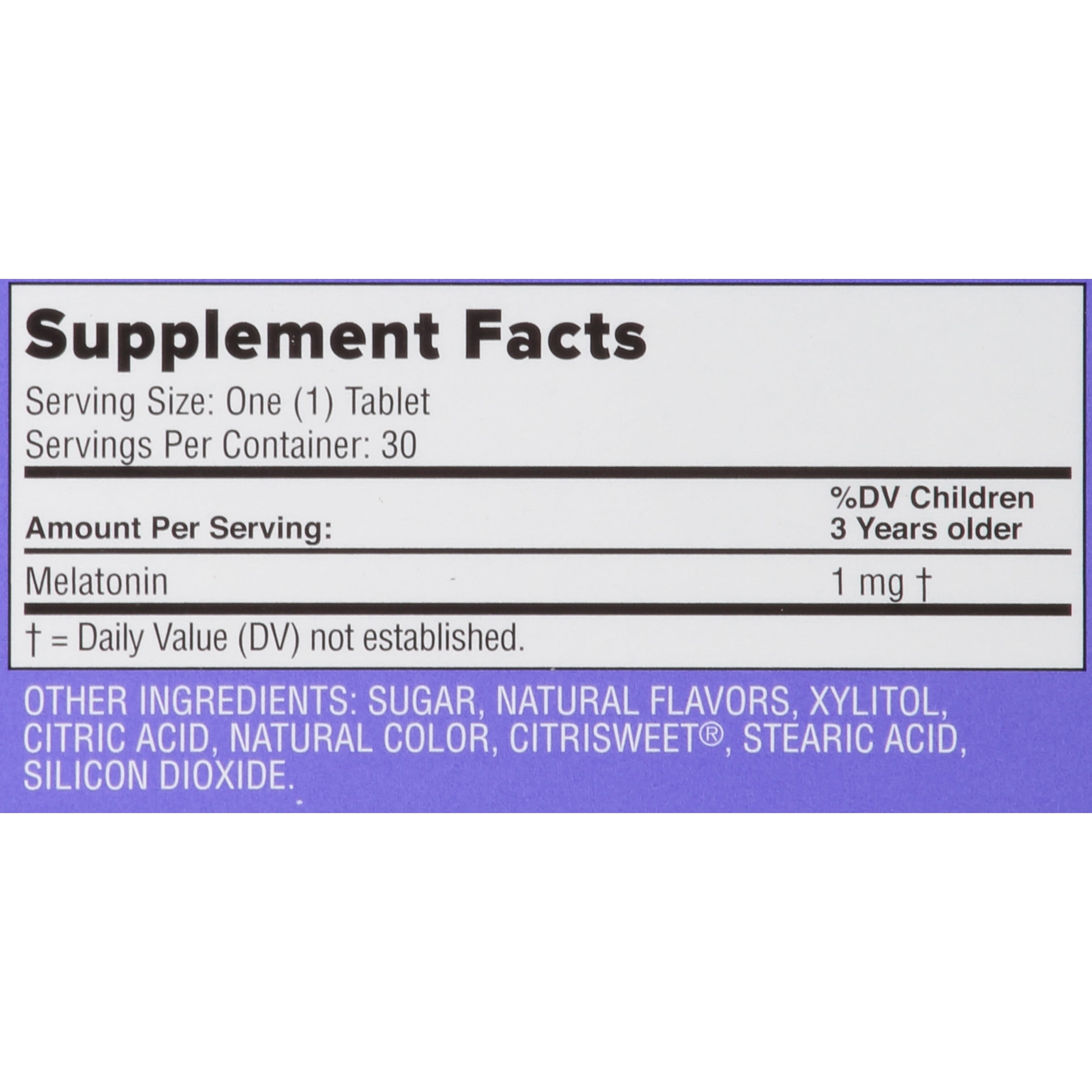 Melatonin For Babies Dosage Chart