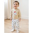 thumbnail image 4 of BemeyourBBs Baby Boy Golf Outfits Long Sleeve Golf Print Sweatshirt + Pants, 4 of 9