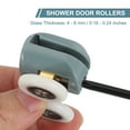 thumbnail image 3 of Uxcell Rouleaux de Porte de Douche, Double Roues de Coureur de Porte de Douche Guides en Plastique Roues Supérieures 4 25mm, 3 of 6