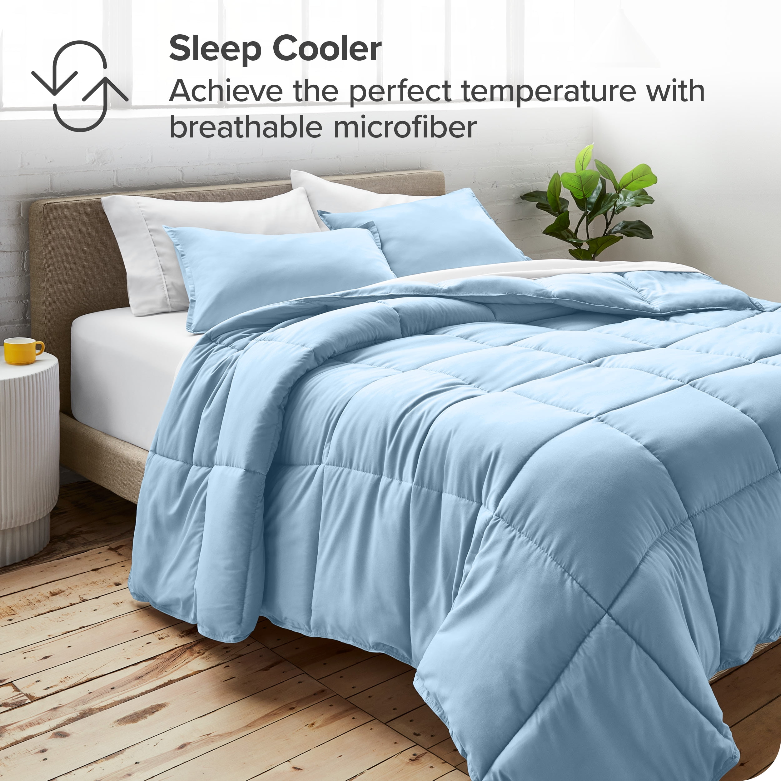 Light blue down alternative comforter cheap