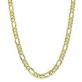 thumbnail image 1 of 10K Yellow Gold 8.75mm Light Concave Figaro Chain 22 Inch, 1 of 5