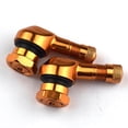 thumbnail image 1 of Dalazy 90 degree CNC Aluminum Universal Motorcycle Wheel Valve Stems Orange, 1 of 9