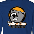 thumbnail image 4 of Inktastic Yellowstone Growling Bear Long Sleeve Youth T-Shirt, 4 of 5