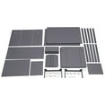 thumbnail image 6 of Miumaeov Metal Storage Cabinet Tall Garage Cabinet with Wheel & 5 Drawers for Home Office, 6 of 24