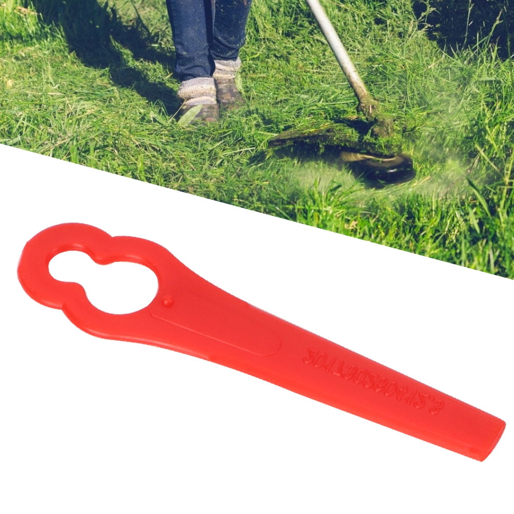 Fdit 40pcs Plastic Blade Set Replacement Blade for Cordless Grass Trimmer Strimmer Plastic Grass Trimmer Blade Plastic Blade for Grass Trimmer Walmart