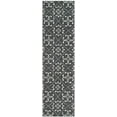 thumbnail image 2 of SAFAVIEH Four Seasons Jillean Floral Polyester Runner Rug, Dark Grey/Ivory, 2'3" x 8', 2 of 6