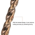 thumbnail image 4 of Broca de acero de alta velocidad Uxcell, broca completamente afilada 5x400mm, 4 of 5