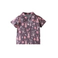 thumbnail image 1 of Kids Easter Rabbit Print Collar Button Shirt Tops Toddler Boy Summer Short Sleeve Polo T-Shirts, 1 of 6