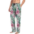thumbnail image 5 of FREEAMG Exotic Vintage Cactus Pajama Pants for Men, Men's Separate Bottoms, Comfortable Sleep Lounge Pj Pants, 5 of 7