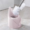 thumbnail image 6 of Modern Toilet Brush with Long Handle, Plastic Bathroom Cleaner Brush for Toilet Bowl, Washable Bristles for Efficient Cleaning, Compact and Elegant Design, 6 of 8