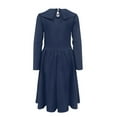 thumbnail image 5 of DISNIMO Blue Christmas Dresses for Girls Snowman Dress Kids Dress Girls Blue Long Sleeve Dress Kids Girls Dresses Winter Casual Dress Girl School Dresses Size 11-12 Girls Twirl Dress for Child, 5 of 7