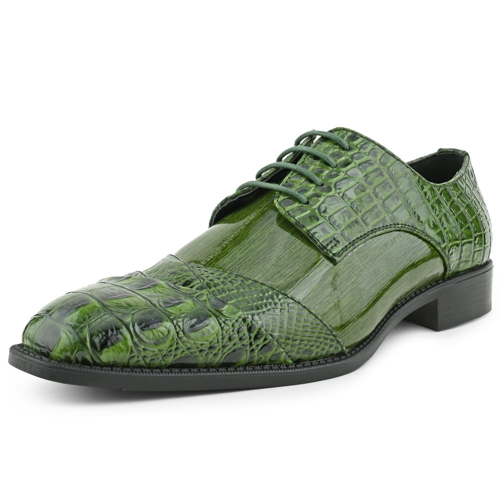 Bolano Bolano Men's Designer Cap Toe Formal Lace Up Oxford Dress