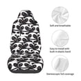 thumbnail image 4 of Balery Panda Funda de Asiento para Auto con Diseño - Cubierta Frontal Suave y Transpirable con Protector Antideslizante- 1 Unidad, 4 of 5
