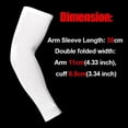 thumbnail image 4 of 1 Pairs(2 pieces) Arm Sleeves Motorcycle UV Cover Sun Protection Cooling Basketball sports, 4 of 5