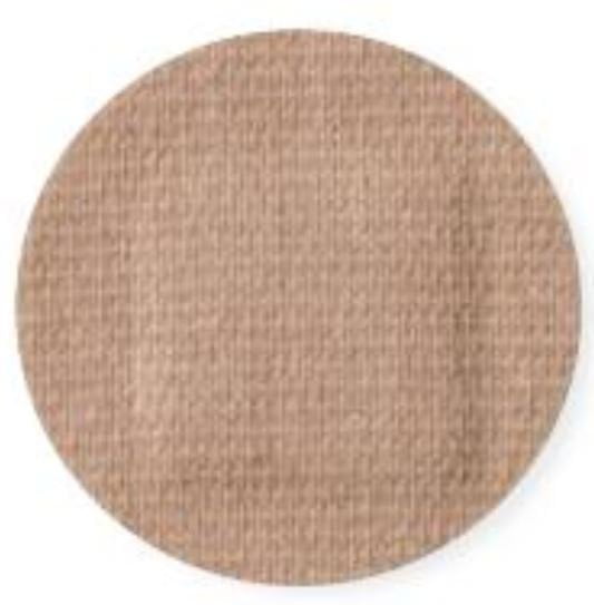 Adhesive Spot Bandage Curity 7/8" Fabric Round Tan Sterile (Case of