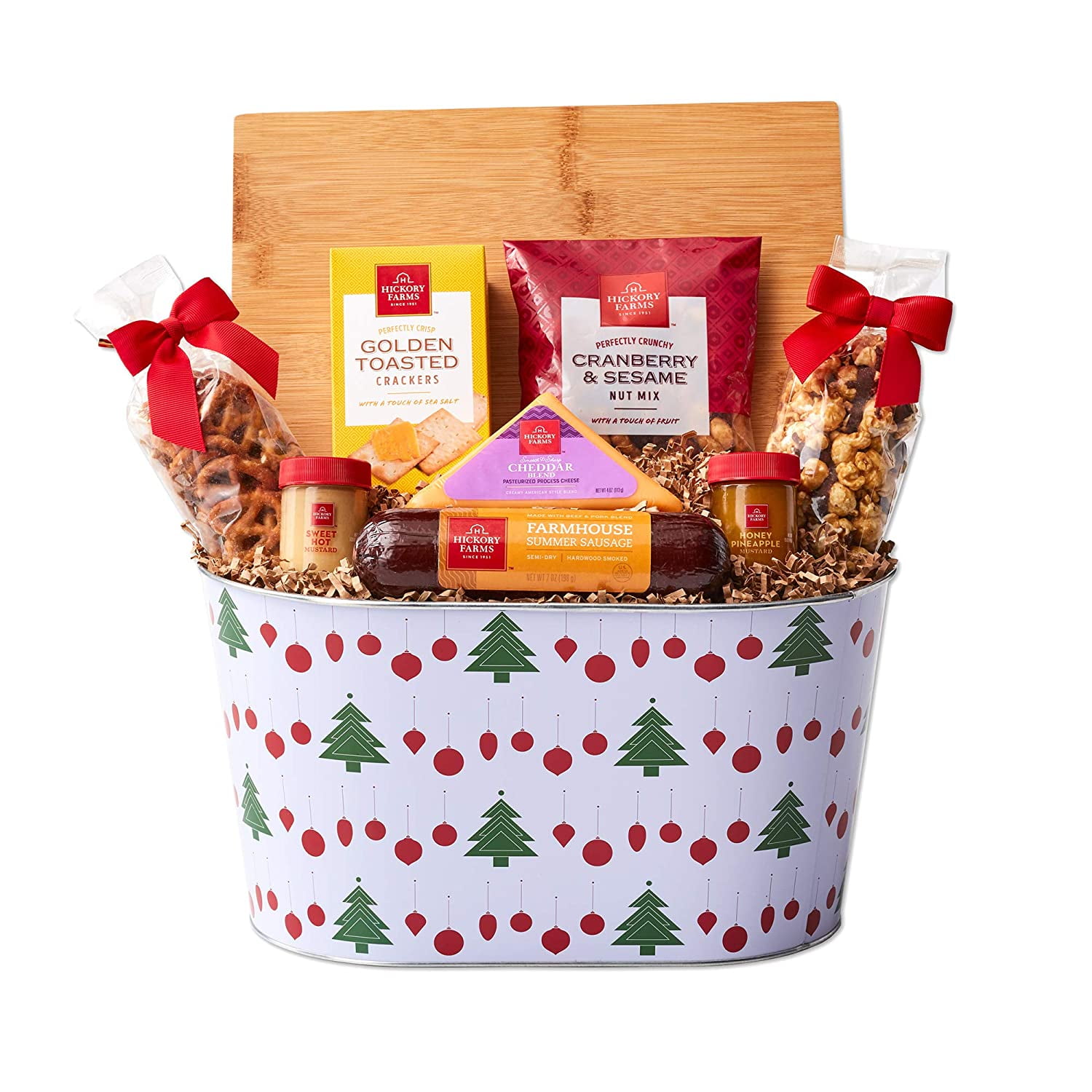Hickory Farms Christmas Meat & Cheese Gift Basket
