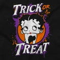thumbnail image 2 of Betty Boop Spooky Trick or Treat Women's Long Sleeve T Shirt Brisco Brands S, 2 of 6