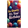 thumbnail image 2 of LUUFILx Birthday Backdrop Colorful Balloons Background Go Shawty Its Your Birthday Party Decorations Celebration Banner Photography Props Supplies, 2 of 7