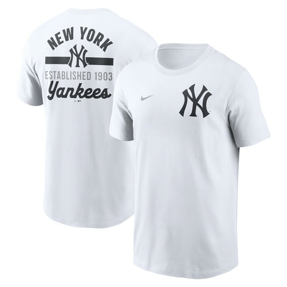 Men's Nike White New York Yankees 2-Hit T-Shirt