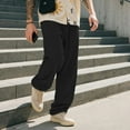 thumbnail image 6 of GINGTTO Men's Baggy Sweatpants French Terry Jogger Adjustable Cuffs Athletic Pants, 6 of 7