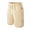 Khaki, variant on Men's Quick-Dry Tactical Shorts with Zippered Pockets - Casual Beach Shorts for Men, Ideal for Summer, Beach Parties, and Outdoor ActivitiesBlackL