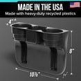 thumbnail image 6 of TSI Vehicle Seat Gap Organizer, Portable Cup Holders, Phone Storage, Black, 6 of 6