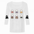 thumbnail image 4 of Towmus Womens Plus Size Blouses 3/4 Sleeve Crew Neck Halloween Graphic Tops Casual Graphic Dressy Shirts, 4 of 4
