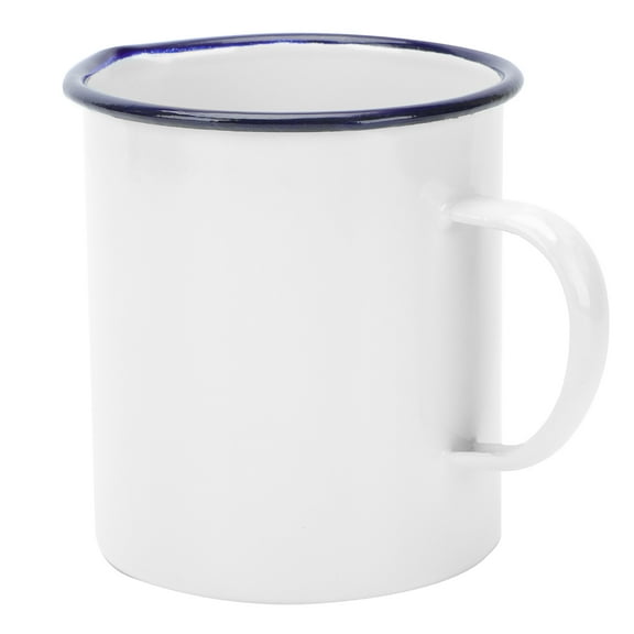 HAKIDZEL 1Pc Enamel Mug Cup Black Liquid Measuring for Family Use