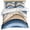 Blue, variant on 3 Piece Blue Beige Ombre Duvet Cover Set California King,Microfiber Comforter/Quilt Cover with Corner Ties and 2 Pillowcases,Aesthetics Modern Abstract Geometric Soft Bedding with Zipper Closure