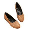 thumbnail image 2 of Fesfesfes Women Shoes Dressy Almond Toe Fashion Outer Wear Baotou Middle Heel Mesh Sandals Breathable Non-slip Soft Sole Shoes 35(4.5), 2 of 9