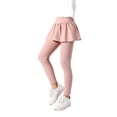 thumbnail image 4 of Gyratedream Girls Leggings with Skirt Kids Footless Tights Ruffle Tutu Warm Pants 3-12 Years, 4 of 9
