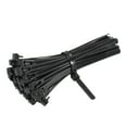 thumbnail image 2 of Uxcell Reusable Cable Ties Cable Zip Ties Flexible Cable Tie Wraps Nylon 7.87" x 0.28" Black 50pcs, 2 of 5