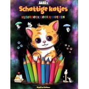 Schattige katjes - Kleurboek voor kinderen - Creatieve en grappige scnes van lachende katten: Charmante tekeningen die creativiteit en plezier voor kinderen stimuleren (Hardcover)