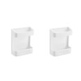 thumbnail image 1 of Monstrate Gran oferta, 1 caja de almacenamiento montada en la pared, soporte para aire acondicionado con Control remoto, organizador de Blanco 2piezas, 1 of 6