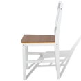 thumbnail image 4 of Charmma Dining Chairs 2 pcs White Pinewood, 4 of 5