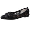 thumbnail image 3 of Casual Shoes for Women Elegant Wide Fit Lace Mesh Pointed Toe With Bow Breathable Casual Shoes For Everyday Wear,Black,CN:40(US:8.5), 3 of 7