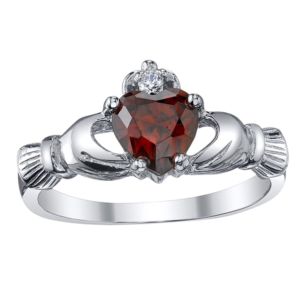 De la mano del anillo de diamantes de imitación de moda exquisita forma de corazón anillo de dedo de cristal en forma de corazón Mujeres Anillo 6 9