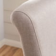 thumbnail image 5 of Tristan Fabric Swivel Counterstool, Wheat, 5 of 6