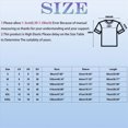 thumbnail image 3 of Towmus Womens Plus Size Tops 3/4 Sleeve Crew Neck Casual Tunic Tops Patch Color Dressy Blouses Summer Shirts, 3 of 6