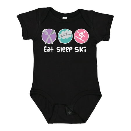 

Inktastic Skiing Eat Sleep Ski Sports Gift Baby Girl Bodysuit