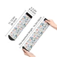thumbnail image 4 of Naloa Watercolor Wildflowers 1 Ankle Socks for Women Non Slip Socks No Show Socks Classic Low Cut Casual Socks Casual Socks, 4 of 7