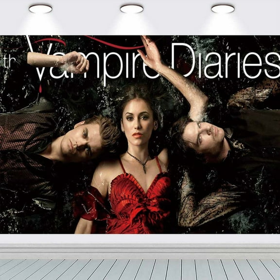 The Vampire Diaries Party Supplies Backdrop Banner Poster Birthday Decorations Background for Photography Taspestry
