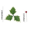 thumbnail image 3 of FeiFu 25 Sets 100pc Artificial Red Berry Christmas Decorations Realistic Red Berries with Green Leaves for Christmas Tree Embellishments Displays Table, 3 of 9