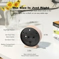 thumbnail image 7 of Analog Alarm Clock 4.5",Small Retro Desk Clock Battery Operated,Slient Metal Table Clock with Light for Living Room Decor,Bedroom,Bedside,Shelf, 7 of 7