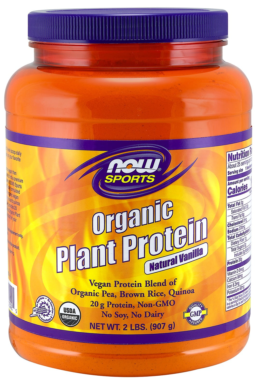 protein powder plant organic vanilla