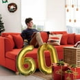 thumbnail image 3 of Yongwei party decoration 40 Inch Gold Number 60th Balloon Party Festival Decorations Birthday Anniversary Jumbo Foil Balloons Party Supplies Photo Props, 3 of 7