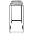 thumbnail image 4 of SAFAVIEH Andey Contemporary Brown/Black Metal Console Table (43.3 in. W x 15 in. D x 31.5 in. H), 4 of 10