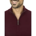 thumbnail image 2 of George Men's and Big Men's Jersey Quarter Zip Sweater, 2 of 3