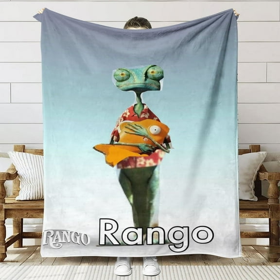 Rango Throw Blanket Gifts for Fans Lover Girls Boys Women Present Hoodie Him Bed 60"x80"