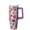 Purple, variant on 30oz Snowflakes Tumbler with Lid and Straw, Stainless Steel Cup with Handle Travel Coffee Mug, Holiday Presents for Women Men